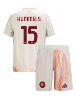 AS Roma Mats Hummels #15 Replika Borta Kläder Barn 2024-25 Kortärmad (+ byxor)